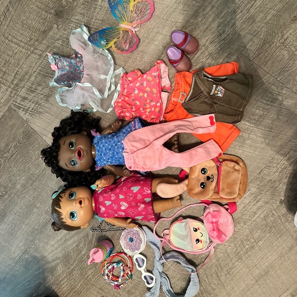 Charming Doll Duo baby alive with Accessories - Picture 1 of 4